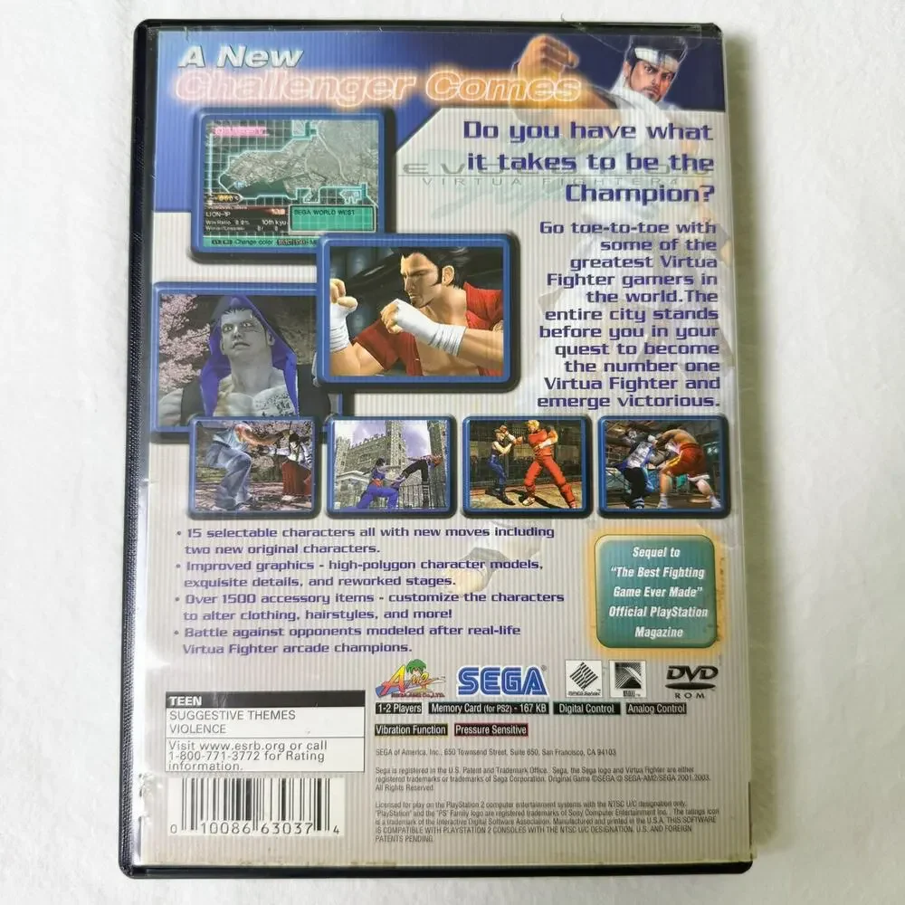 Virtua Fighter 4 Evolution PS2 CIB Tested VG Playstation